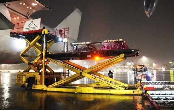 משרד הביטחון מעדכן כי המטוס ה200 ברכבת האווירית של ציוד צבאי וחימושים נחת בישראל 26.326