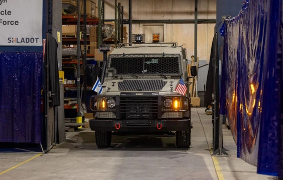 מסירתו של רכב דוד המשוריין ה 1000 לישראל 28.1.26