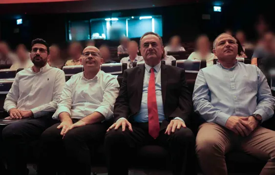 שר הביטחון ישראל כץ בכנס המטה הלאומי ללוחמה כלכלית בטרור 29.6.26